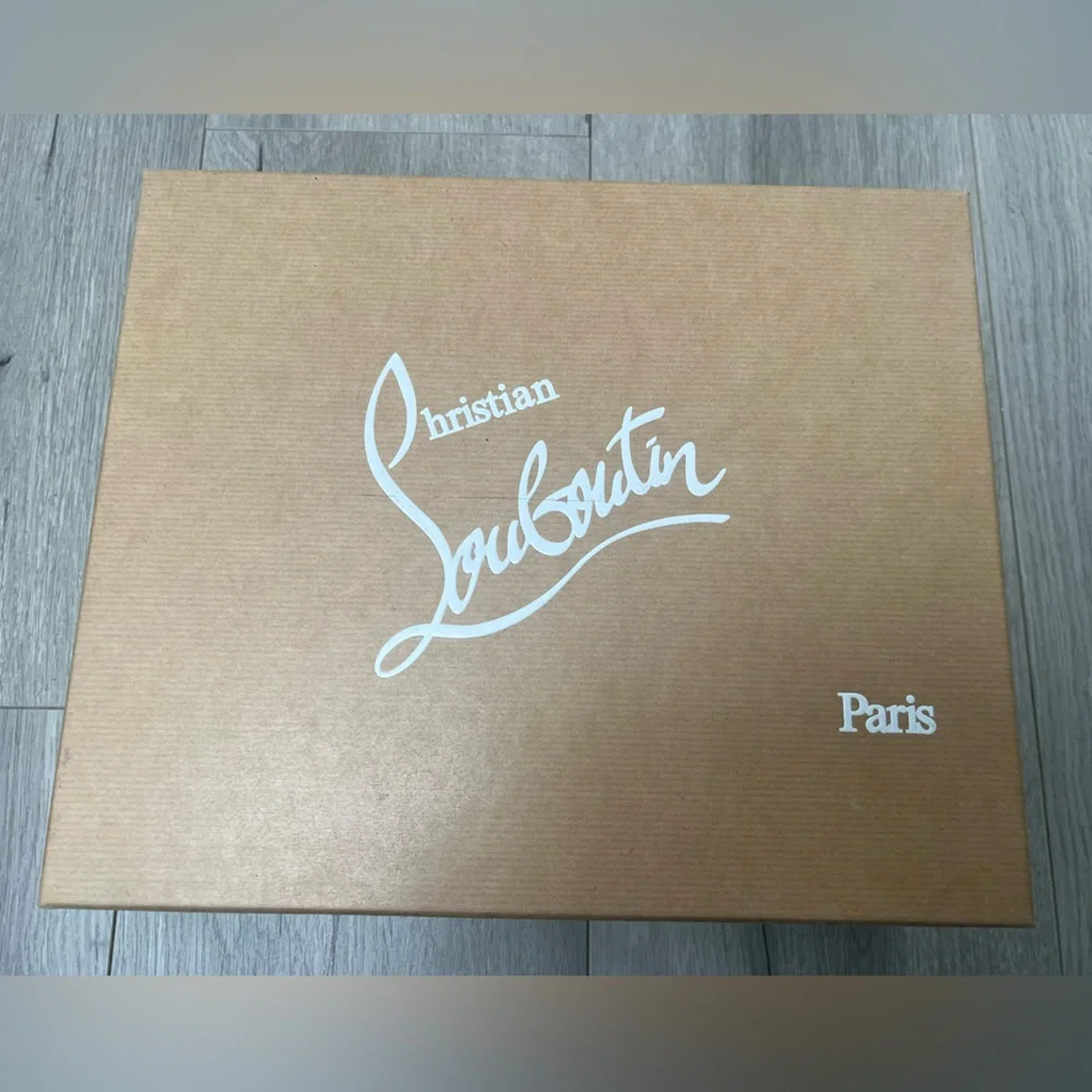 Christian Louboutin Mariacar Mesh Nude Leather Sandals 120 - Size 39.5